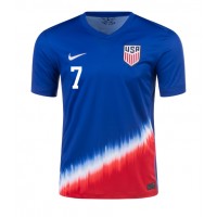United States Giovanni Reyna #7 Replica Away Shirt Copa America 2024 Short Sleeve